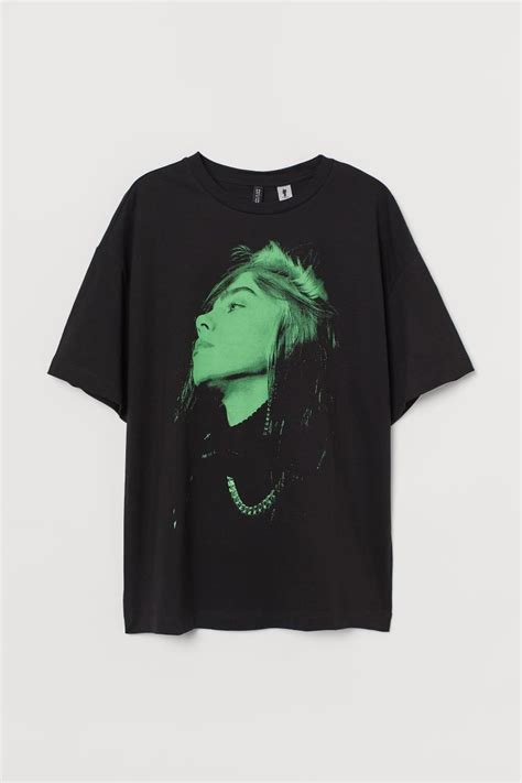 billie eilish official t shirt|billie eilish shirt h&m.